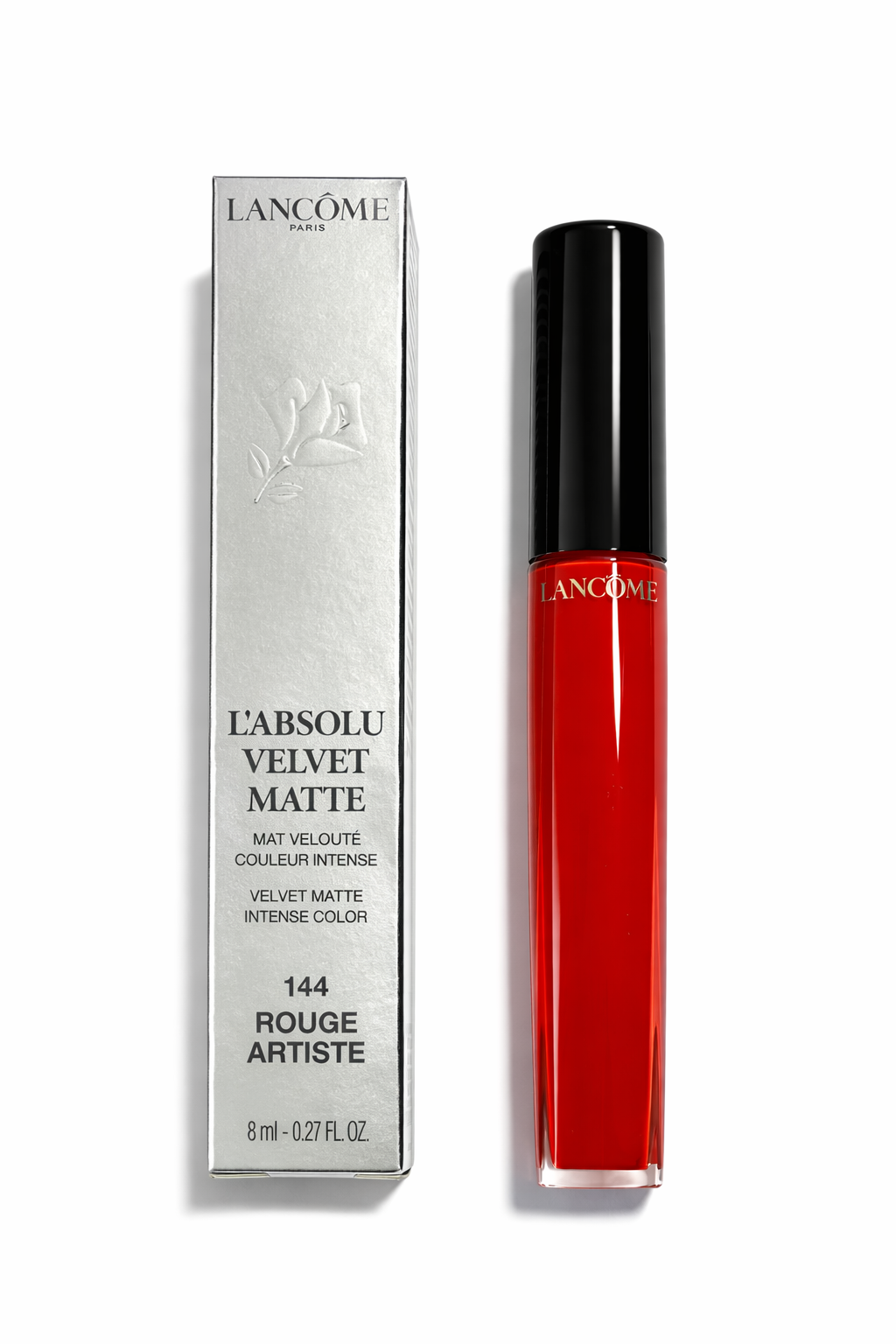 Lancôme Paris Labsolu velvet matte rouge artiste 144