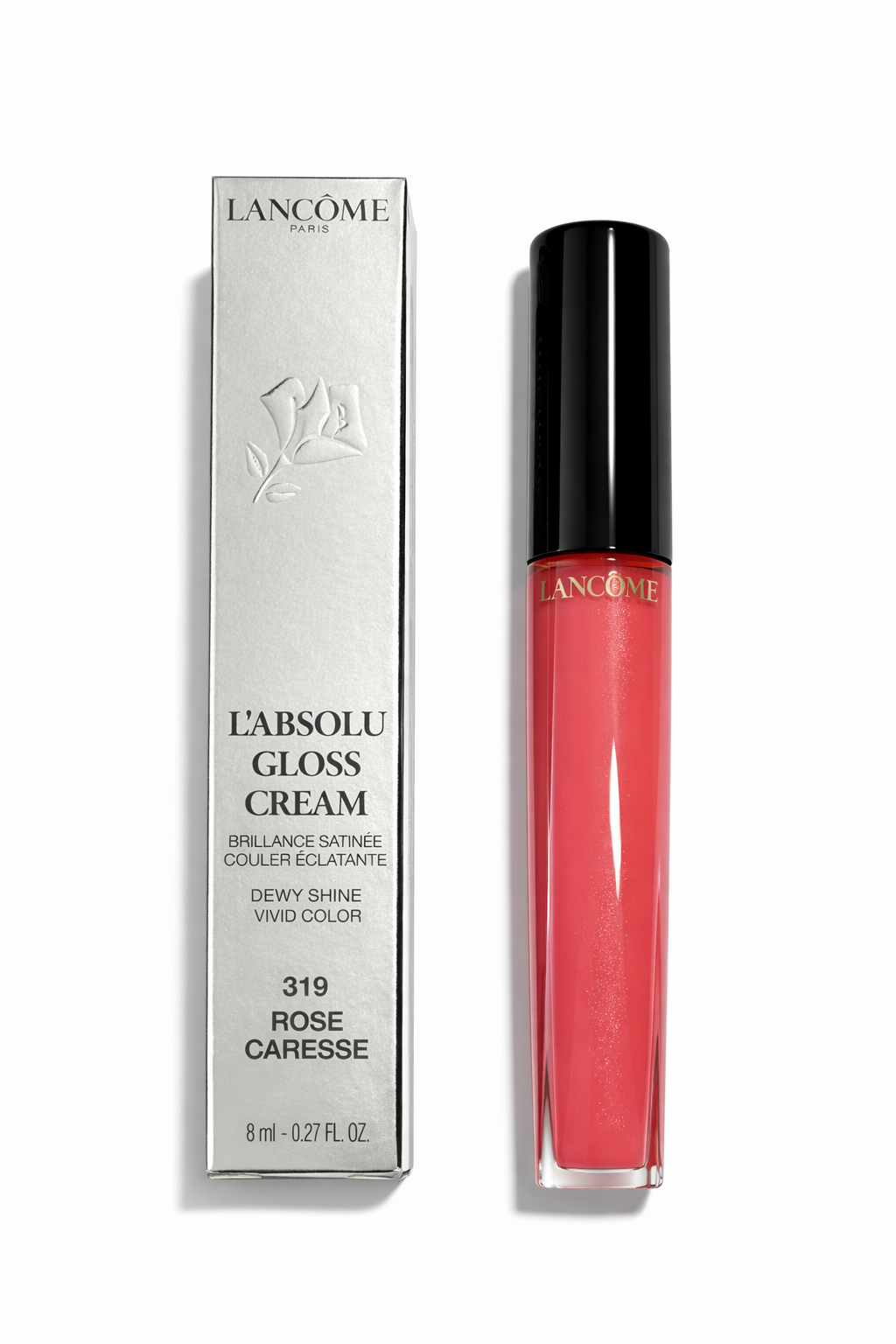 Lancôme Paris Labsolu gloss cream Rose Caresse 319