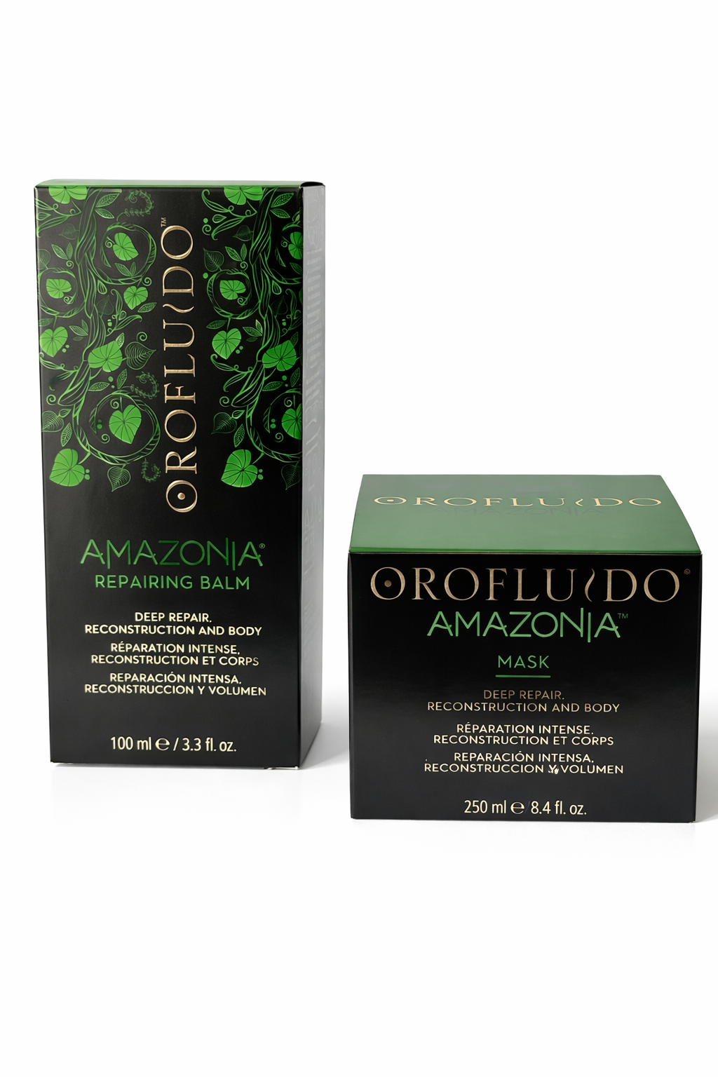 Revlon Orofluido Amazonia SET Repairing Balm 100ml Mask 250ml