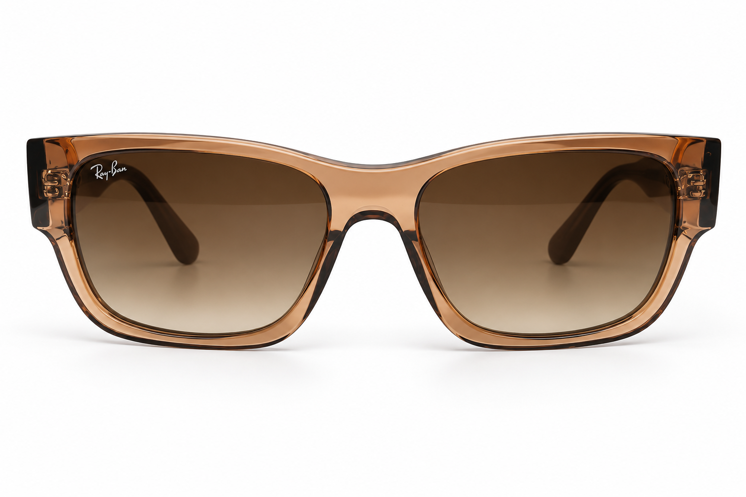 Ray-Ban RB0947S Carlos Transparent Light Brown / Clear & Brown