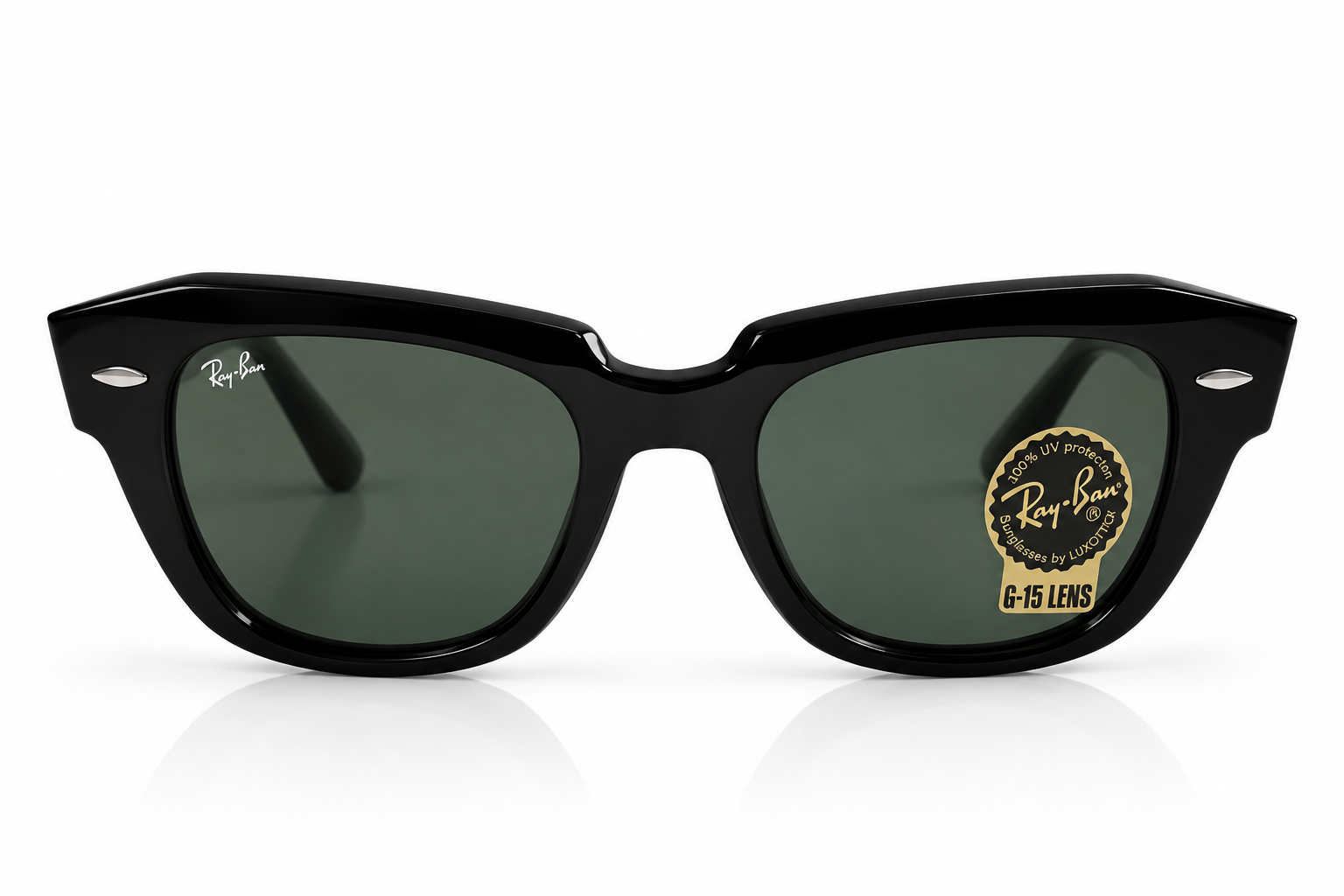 Ray-Ban RB2186 State Street Black / Green