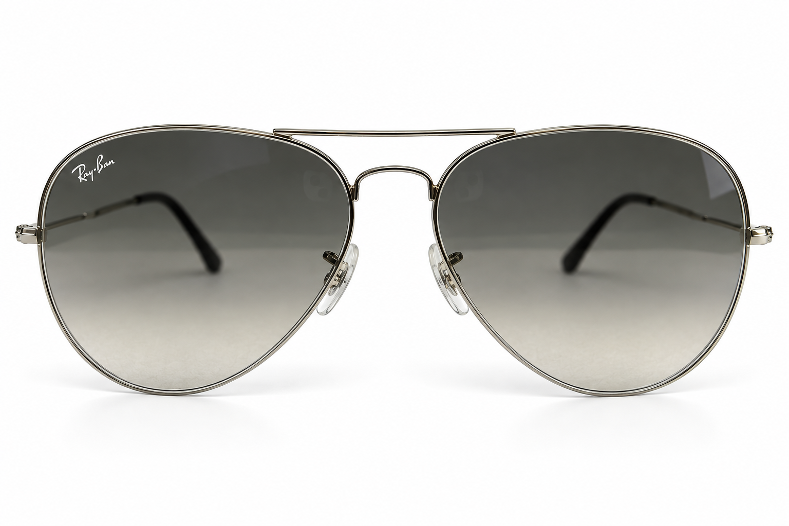 Ray-Ban RB3025 Aviator Large Metal Silver / Clean Grey Gradient