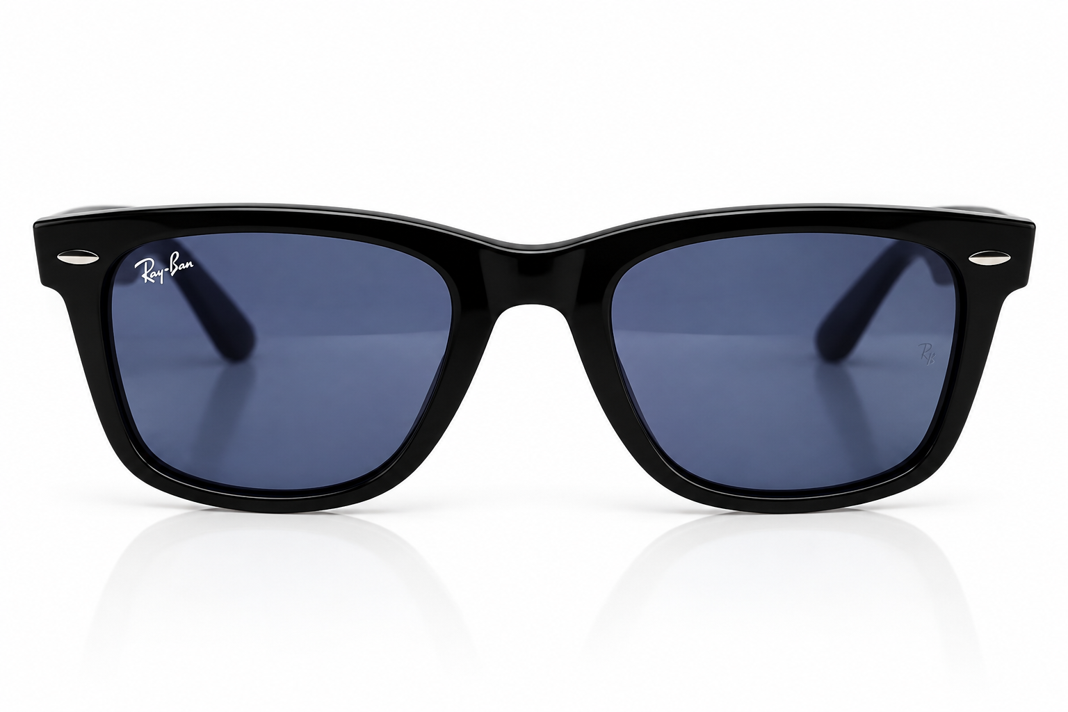 Ray-Ban RB4165 Justin Matte Rubber Black Dark / Blue