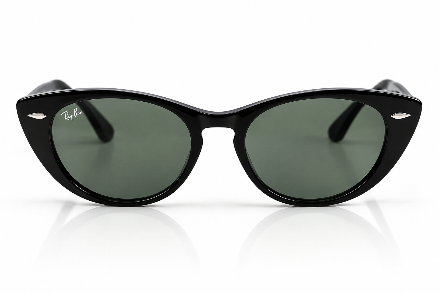 Ray-Ban RB4314 Nina Polished Black / Green
