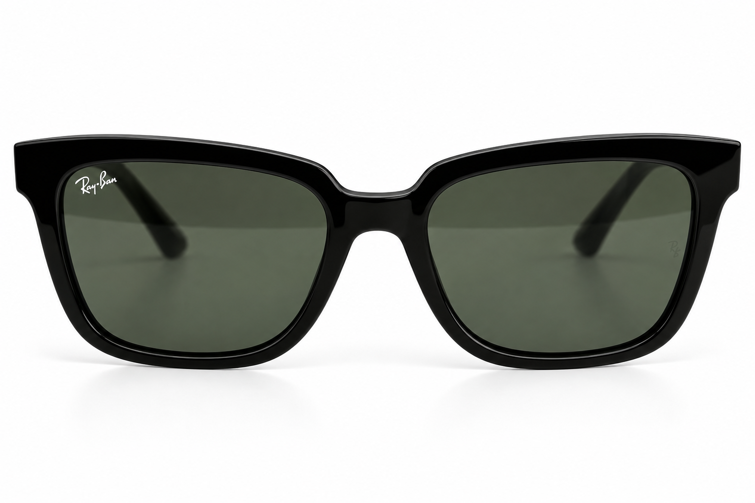 Ray-Ban RB4437L Polished Black / Green