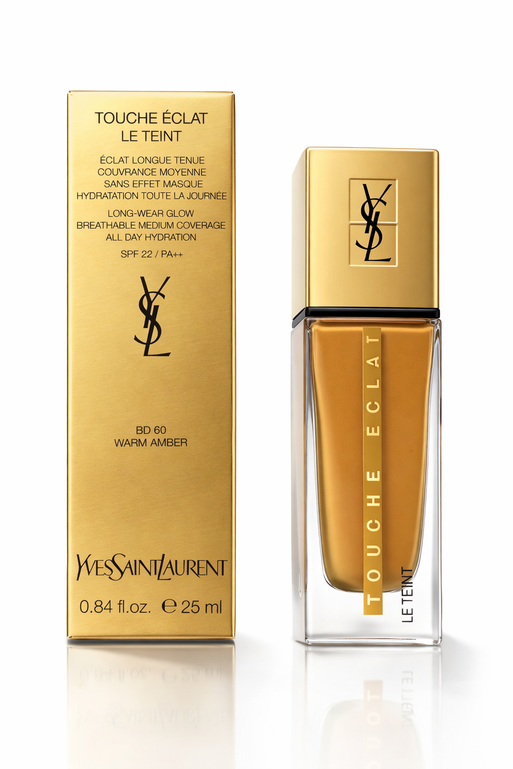Yves Saint Laurent touche eclat le teint BD60 warm Amber