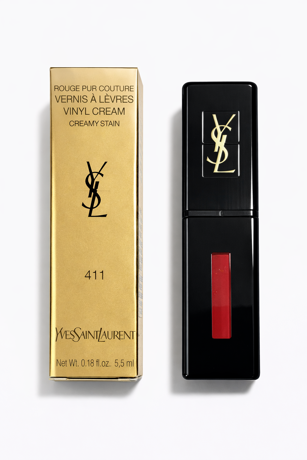 Yves Saint Laurent vinyl cream 411 Rythm Red